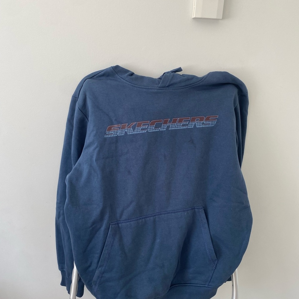 Skechers Navy Blue Fleece Hoodie